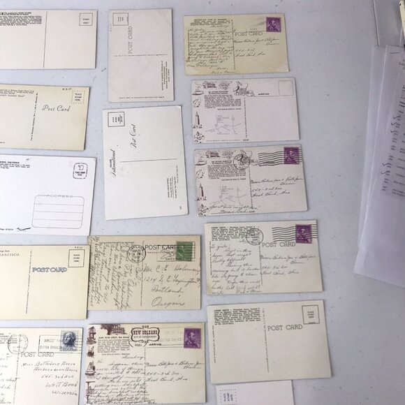 Lot 26 Vintage Postcards: Southern States- New Orleans, LA, CA, TX, HI, etc. - Picture 8 of 9